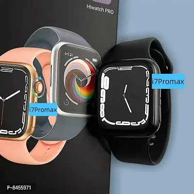 I7 Pro Max Full Screen Smart Watch Series 7 Smartwatch Black Strap 44 Mm-thumb2