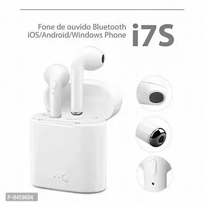 TWS i7 Earpods Bluetooth Wireless Earbuds Bluetooth Headset  (White, True Wireless)-thumb2