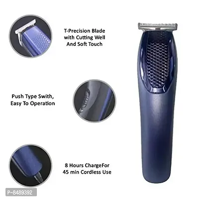 NEW HTC AT-1210 TRIMMER FOR Men  Women (Blue) Trimmer 60 min Runtime 5 Length Settings  (Blue)-thumb4