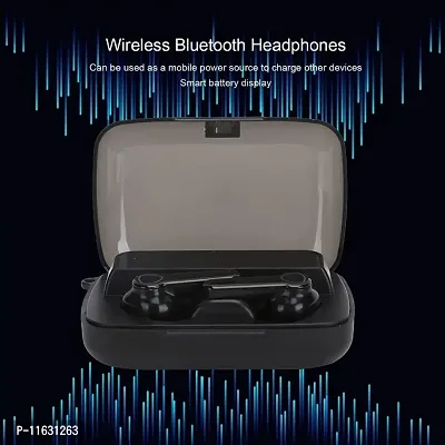 NEW TWS M19 Wireless Earbuds Bluetooth Headset Bluetooth Headset  (Black, True Wireless)-thumb4
