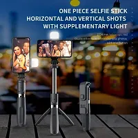 NEW Extendable Selfie Stick with Wireless Remote and Tripod Stand, Portable, Lightweight, Compatible with All Smartph-thumb3