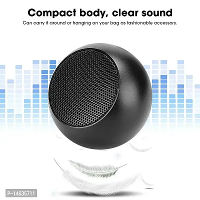 NEW Mini Boost 4 Colorful Wireless Bluetooth Speakers Mini Electroplating Round Steel Speaker MULTI COLOR-thumb0