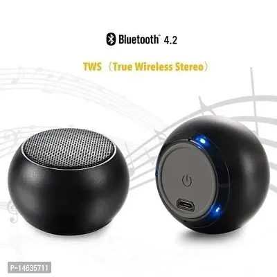 NEW Mini Boost 4 Colorful Wireless Bluetooth Speakers Mini Electroplating Round Steel Speaker MULTI COLOR-thumb2