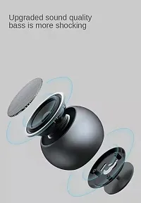 NEW Mini Boost 4 Colorful Wireless Bluetooth Speakers Mini Electroplating Round Steel Speaker MULTI COLOR-thumb3