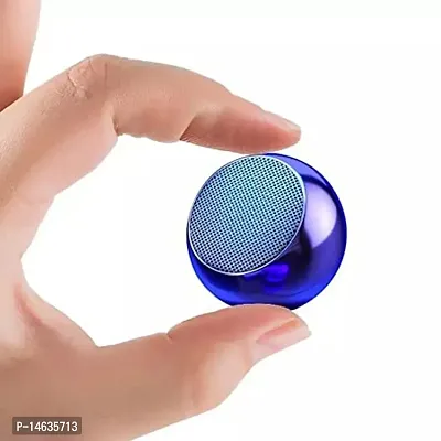 NEW  M3 Colorful Wireless Bluetooth Speakers Mini Electroplating Round Steel Speaker (Random Color)-thumb4