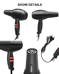 AK NEW HAIR DRYER 1800 WATT 2SPEED /2 HEAT SETTING WITH ROLING CURLING COMB MULTICOLOUR Hair Dryer-thumb1