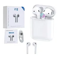 i12 TWS AIRPODS Bluetooth Earphones Touch Sensor with in Built Mic and High Bass Level , Wireless Bluetooth Bluetooth Headphones  Earphones-thumb3