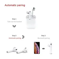 i12 TWS AIRPODS Bluetooth Earphones Touch Sensor with in Built Mic and High Bass Level , Wireless Bluetooth Bluetooth Headphones  Earphones-thumb4