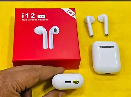 New TWS AIRPODS Bluetooth Earphones Touch Sensor with in Built Mic and High Bass Level , Wireless Bluetooth Headphones  Earphones-thumb1