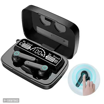 AK NEW M19 wireless bluetooth and heaphones V5.1 Bluetooth wireless earbuds BLUETOOTH WITH 2200MAH BATTERY CAPACITY UPTO 15 HOURS PLAYTIME-thumb4