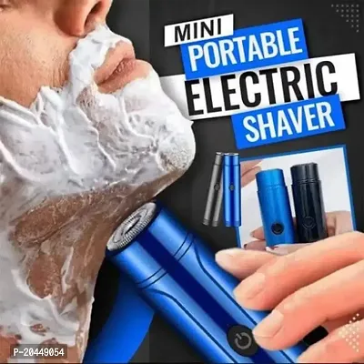 NEW Mini Portable Electric Shaver for Men and Women, Travelling Washable USB Beard Shaver and Trimmer for face Under Arm Mens Womens Facial Shaving Body/Waterproof. (MINI POCKET TRIMMER)-thumb0