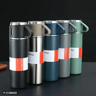 Classy Stainless Steel Vacuum Flask, 500ml, Assorted, Pack of 1