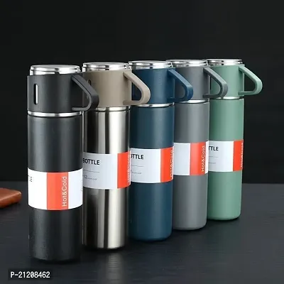 Classy Stainless Steel Vacuum Flask, 500ml, Assorted, Pack of 1-thumb0