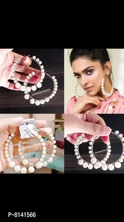 Deepika Padukon inspired pearl bali-thumb0