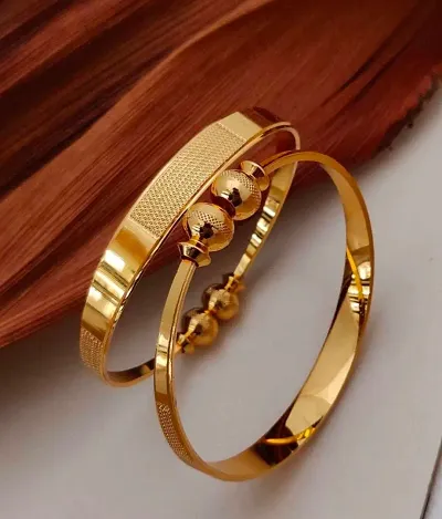 Gold Plated Brass Bangles