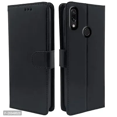 Mi Redmi Note 7 Note 7s Note 7 Pro  Black Flip Cover-thumb0