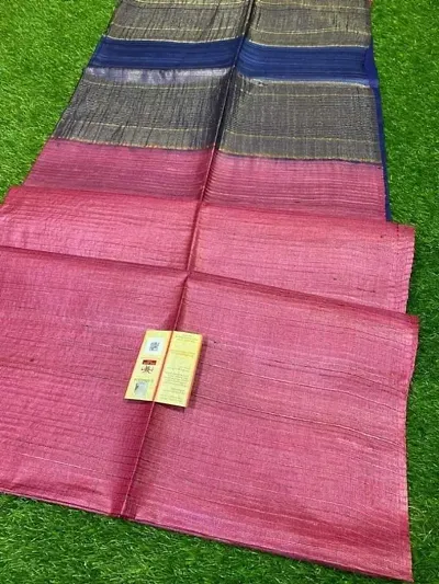 Bhagalpuri Art Silk Woven Design Sarees with Blouse piece