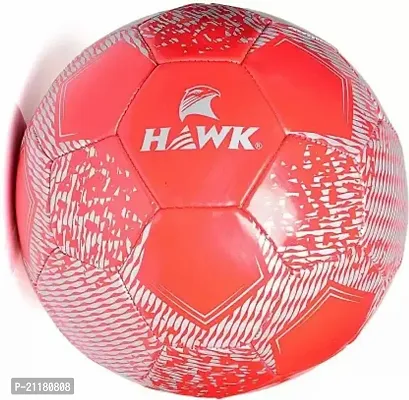 Hawk Football Size 5 Star Best Quality Soft And Shiny Football - Size: 5 Football - Size: 5nbsp;nbsp;(Pack Of 1, Red)-thumb0