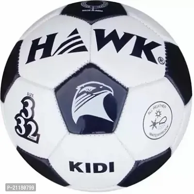 Hawk Kidi, Shiny, Size 3 Football - Size: 3nbsp;nbsp;(Pack Of 1, White, Black)