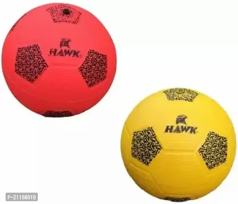 Hawk Home Play Football Creative Phthalate Free, Pack Of 2 Football - Size: 1nbsp;nbsp;(Pack Of 2, Pink, Yellow)-thumb0