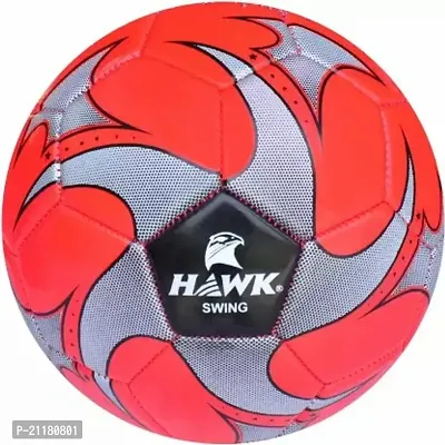 Hawk Swing, Size 5 Football - Size: 5nbsp;nbsp;(Pack Of 1, Red)
