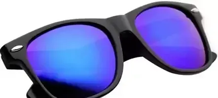 VisionsIndia UV Protected Sunglasses Unisex Wayfarer With Multipurpose Cleaning Gel (SG-18-19)