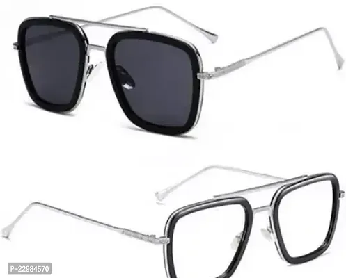 Stylish and UV-Protective Sunglasses for Every Occasion Pack of 2-thumb0