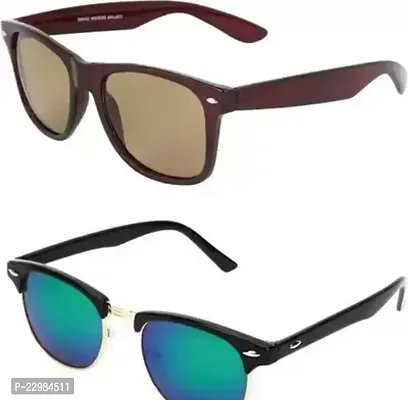 Stylish and UV-Protective Sunglasses for Every Occasion Pack of 2-thumb0