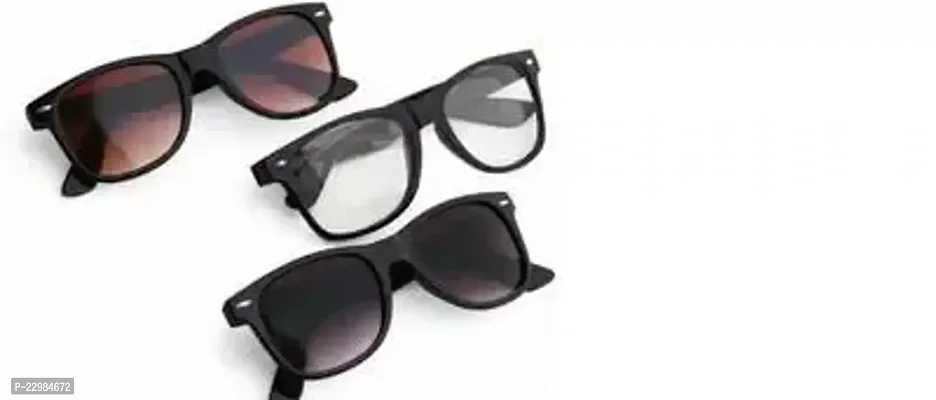 Stylish and UV-Protective Sunglasses for Every Occasion Pack of 3-thumb0
