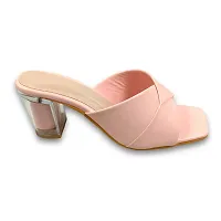 Peach Smart Casual Heel For Women-thumb3