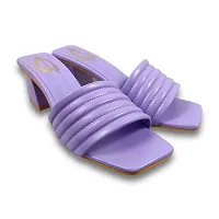 Purple Smart Casual Heel For Women-thumb1
