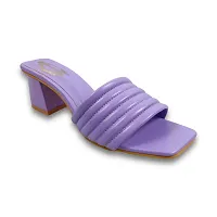 Purple Smart Casual Heel For Women-thumb2