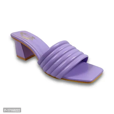 Purple Smart Casual Heel For Women-thumb3