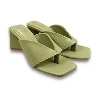olive Smart Casual Heel For Women-thumb4