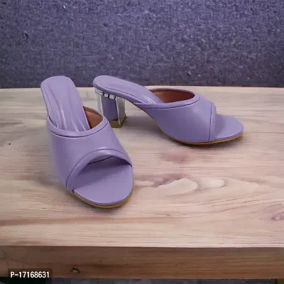 Purple Smart Casual Heel For Women-thumb0
