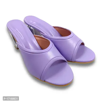 Purple Smart Casual Heel For Women-thumb5