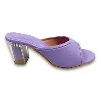 Purple Smart Casual Heel For Women-thumb2