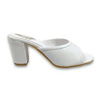 White Smart Casual Heel For Women-thumb3