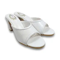 White Smart Casual Heel For Women-thumb4
