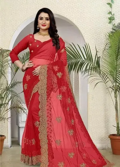 Stylish Georgette Saree with Blouse piece For Women