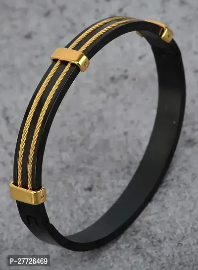 Premium Black Alloy  Bracelets For Men-thumb3