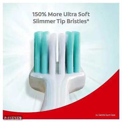 Colgate Gentle Enamel Ultra Soft Bristles Manual Toothbrush for adults, 4 Pcs (Buy2 Get 2), Soft Bristles for Enamel Care,Multicolor-thumb3