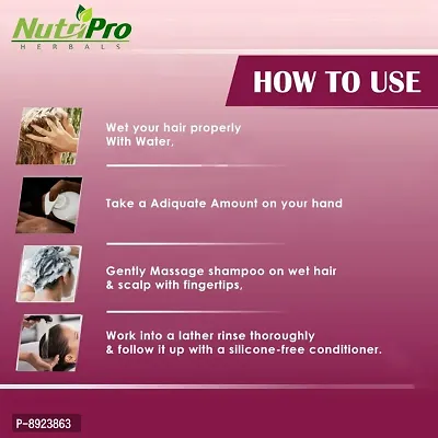 NutriPro Red Onion shampoo for Prevent Hair Fall And Stimulates Hair Growth- 300 ml-thumb2