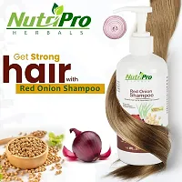 NutriPro Red Onion shampoo for Prevent Hair Fall And Stimulates Hair Growth- 300 ml-thumb4