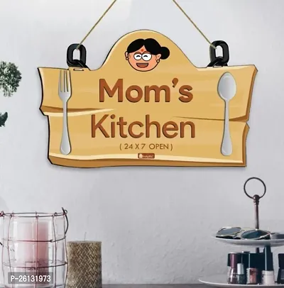 MDF Wooden Mom's Kitchen Decorative Item for Home/Kitchen/Baby Care/Wall Hanging for Decoration-thumb2