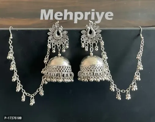 Bahubali earrings store silver