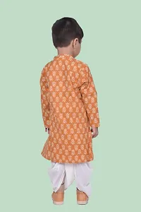 Stylish Printed Cotton Kurta Sets for Kid Boy-thumb1