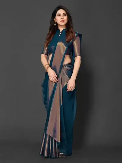 Chiffon Saree with Blouse piece