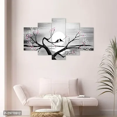 Nature Art MDF UV Textured wall painting for Home decoration-thumb3