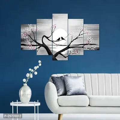 Nature Art MDF UV Textured wall painting for Home decoration-thumb4